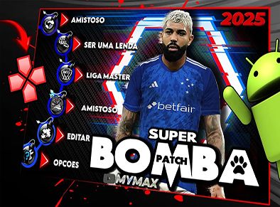 Baixe Bomba Patch PPSSPP PES eFootball Atualizado